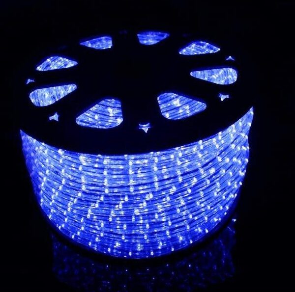 LED šviečiantis kabelis "Ropelight" 36LED/m, 50m, mėlyna
